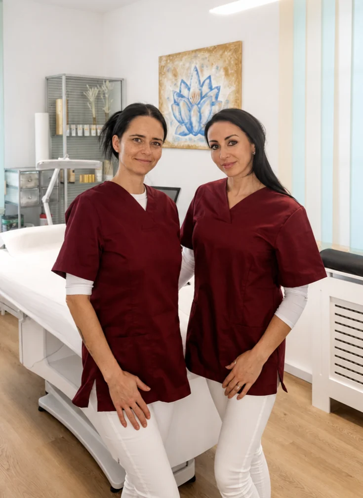 Maria Keber (links) und Lydia Stöckl (rechts) – unser Team